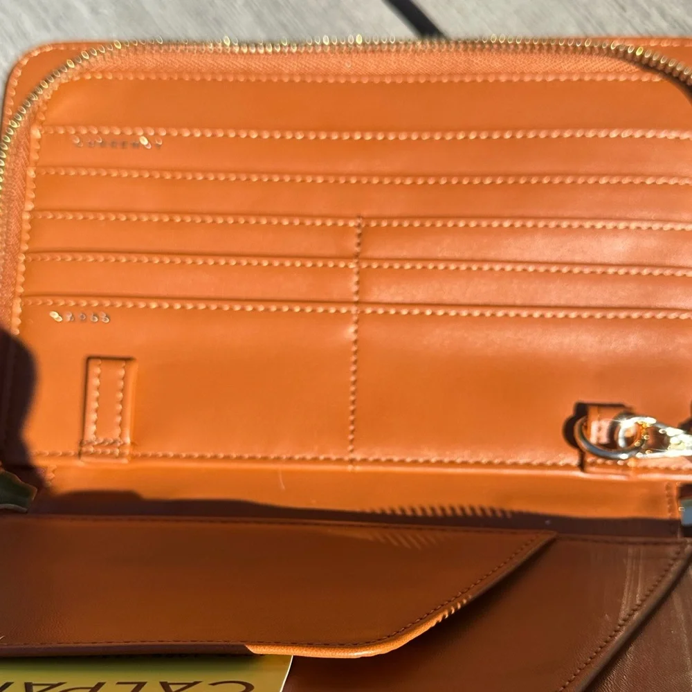 Calpak Croc-Embossed Crossbody Bag in Tan - Picture 11 of 12